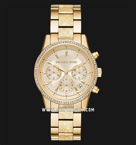 michael kors 6597|Michael Kors Women's Ritz Chronograph Gold.